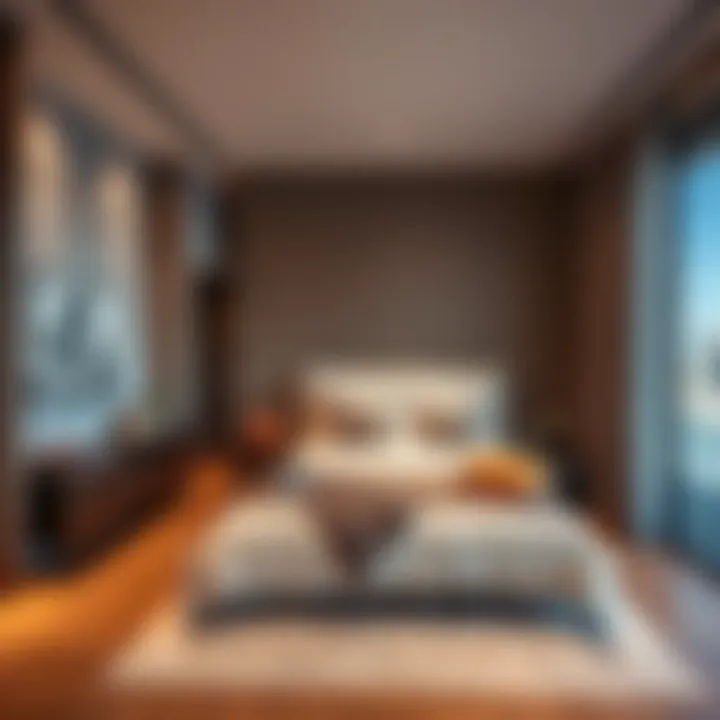 Modern amenities in a Dubai Marina bed space