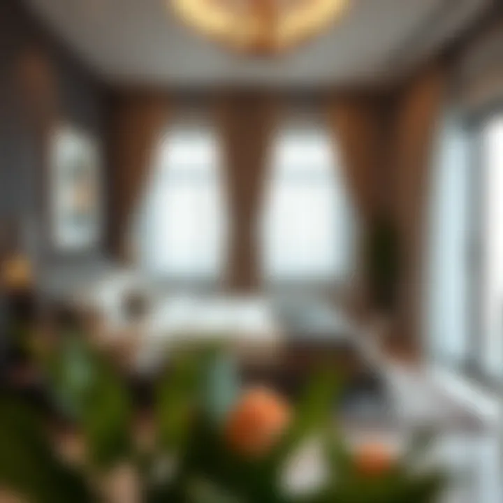 Comfortable bed space interiors in Al Qusais