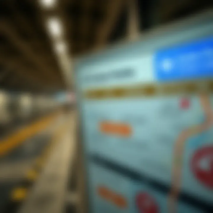 Features of the Dubai Metro Karte A close-up view of the Dubai Metro Karte showing its features