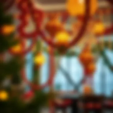 Traditional Emirati decorations during festive season